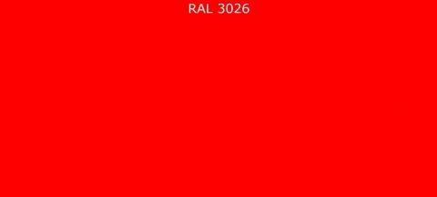 RAL 3026  Люминесцентный ярко-красный